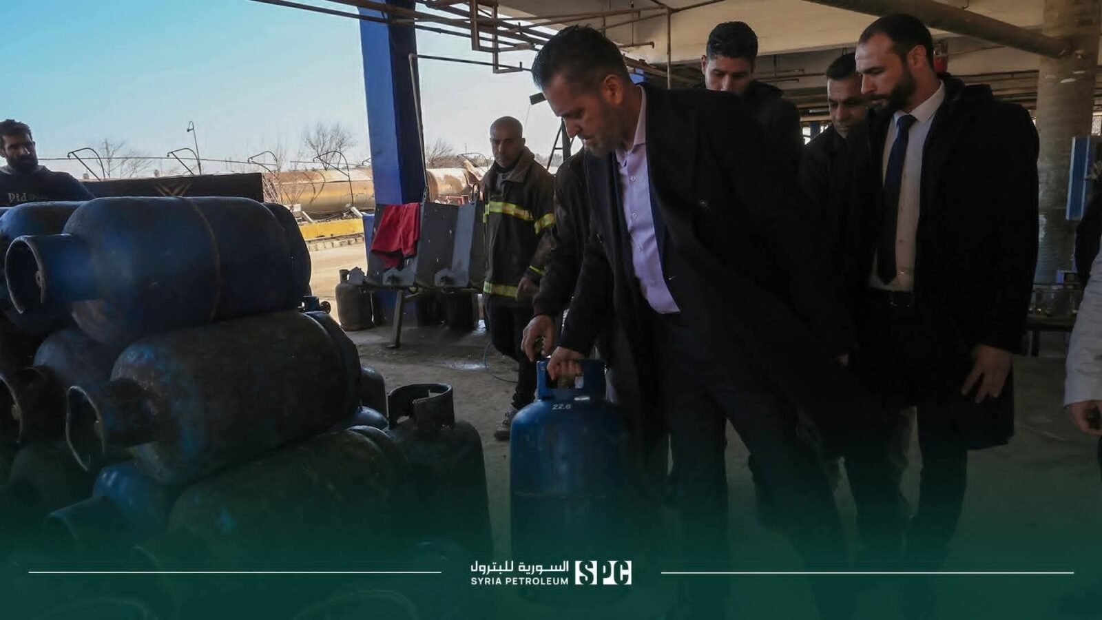 قبلاوي من حلب: جولة تفقدية لفرع محروقات وبحث تطوير الخدمات وتحسين الأداء