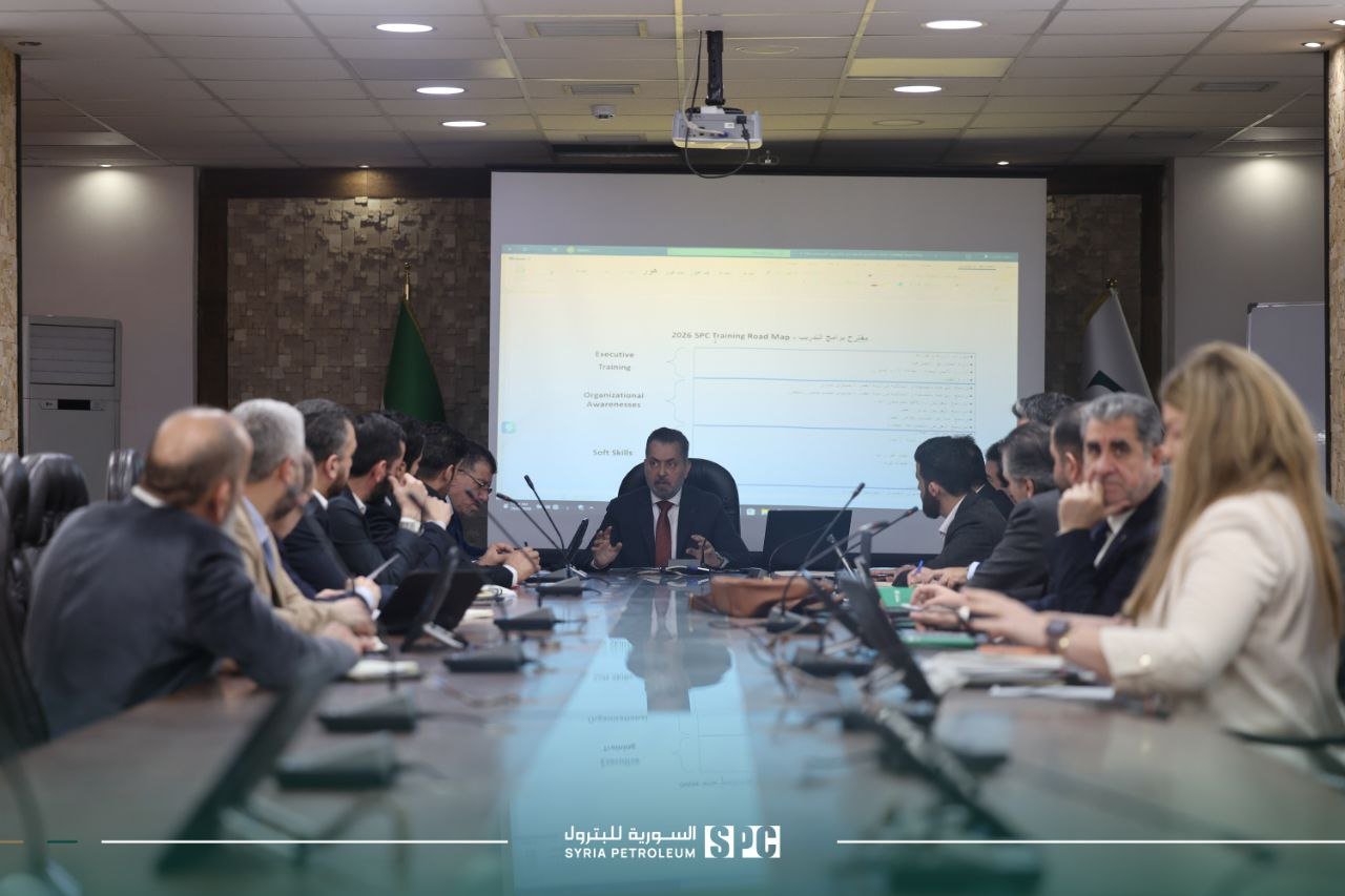 السورية للبترول تعقد اجتماعها الدوري لبحث خطط المرحلة المقبلة واستكمال خطط إعادة تأهيل حقول النفط والغاز