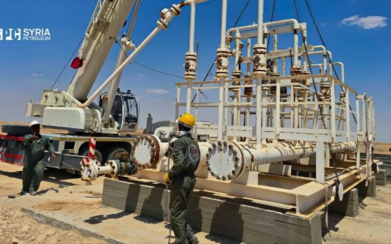 تجهيز محطة الصيجان في حقل العمر النفطي بدير الزور